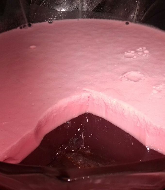 Una foto de Gelatina con crema