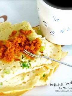 青蔥鬆餅 的食譜成品照片