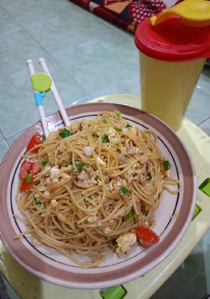 Foto resep Mie goreng spaghetti