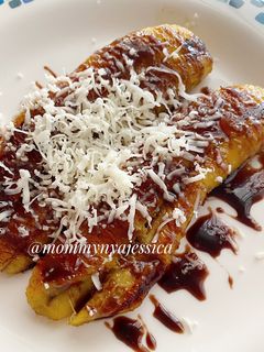 Foto resep Pisang Bakar Coklat Keju