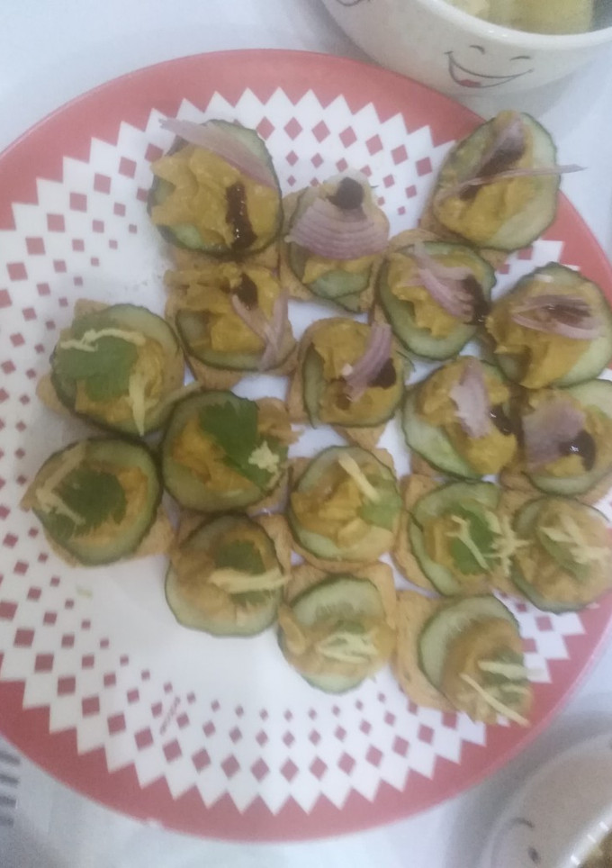 Una foto de Canapés veganos