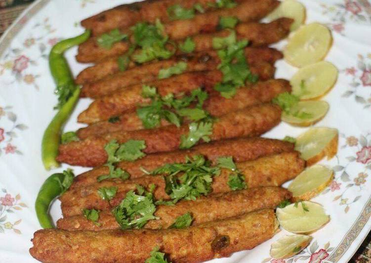 Homemade fry kabab