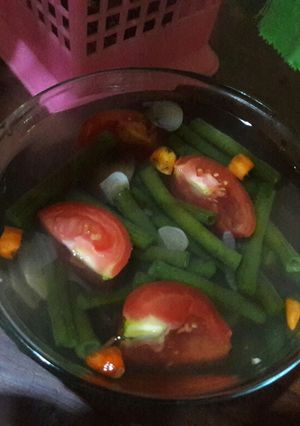 Foto resep Sayur asem kacang panjang rumahan
