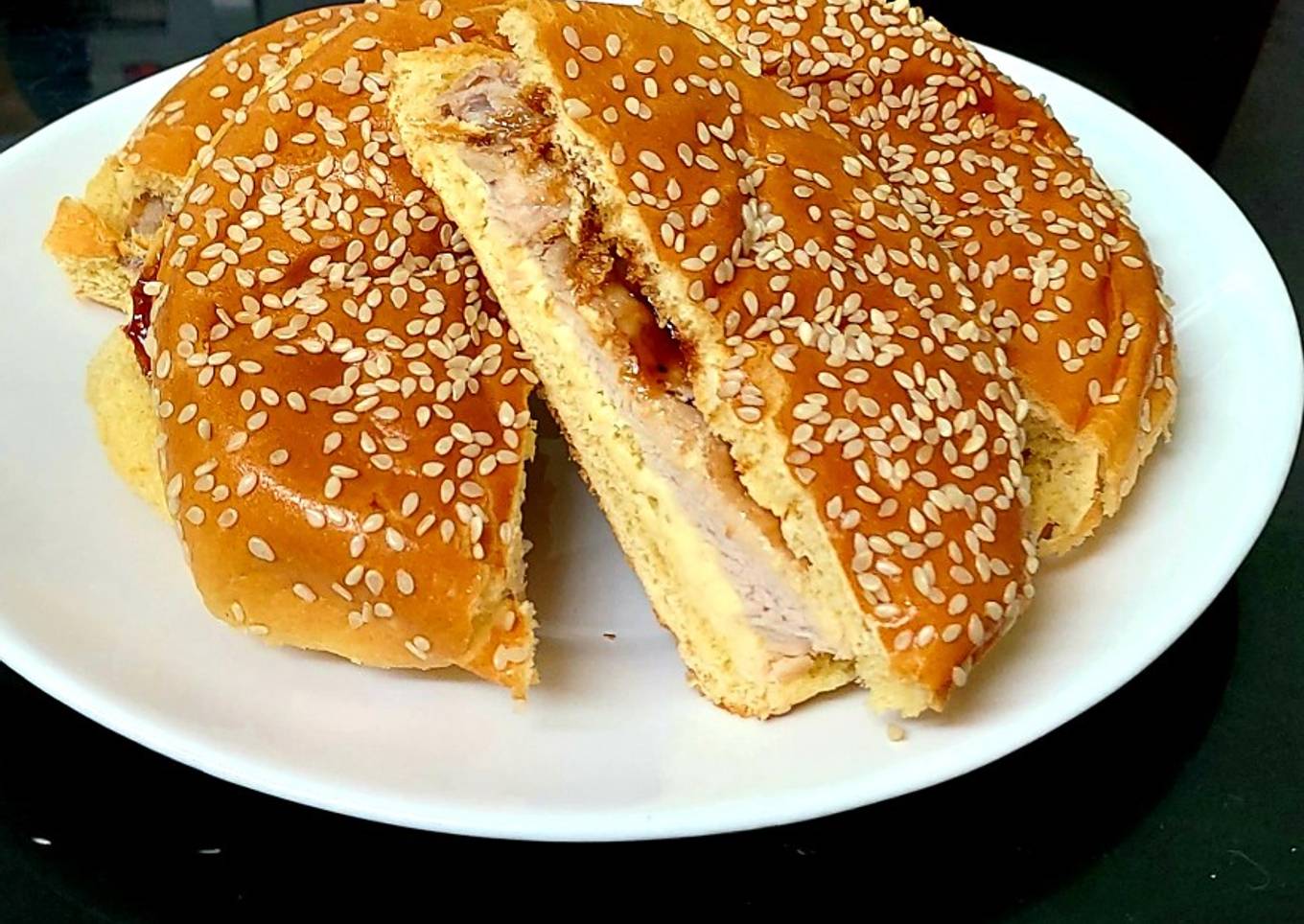 My Pork, Brioche Bun Sandwiches with Baby Ray's Sweet BBQ Sauce