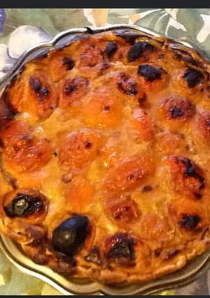 Une photo de Tarte d Halloween aux abricots