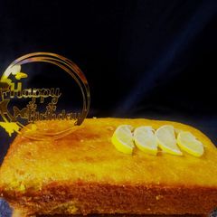 A picture of Whole wheat/aata Lemon Tea cake.