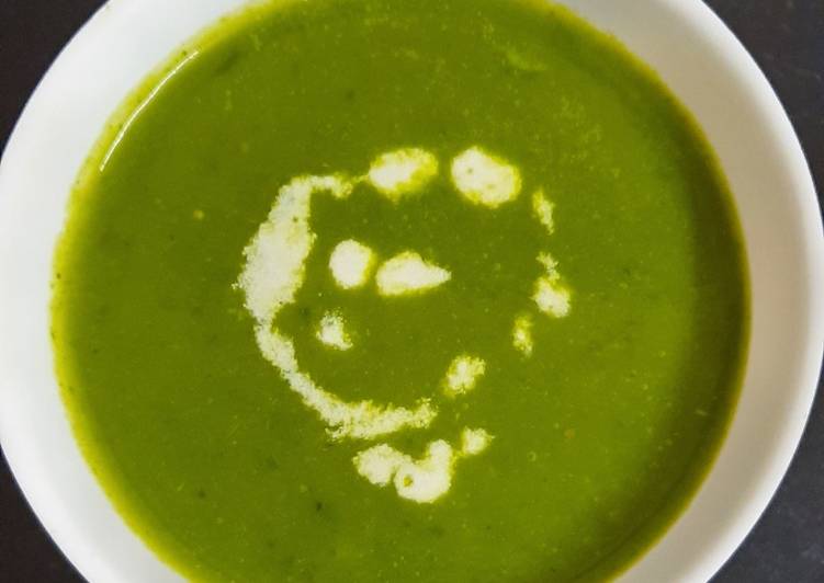 Simple Way to Make Any-night-of-the-week Spinach soup