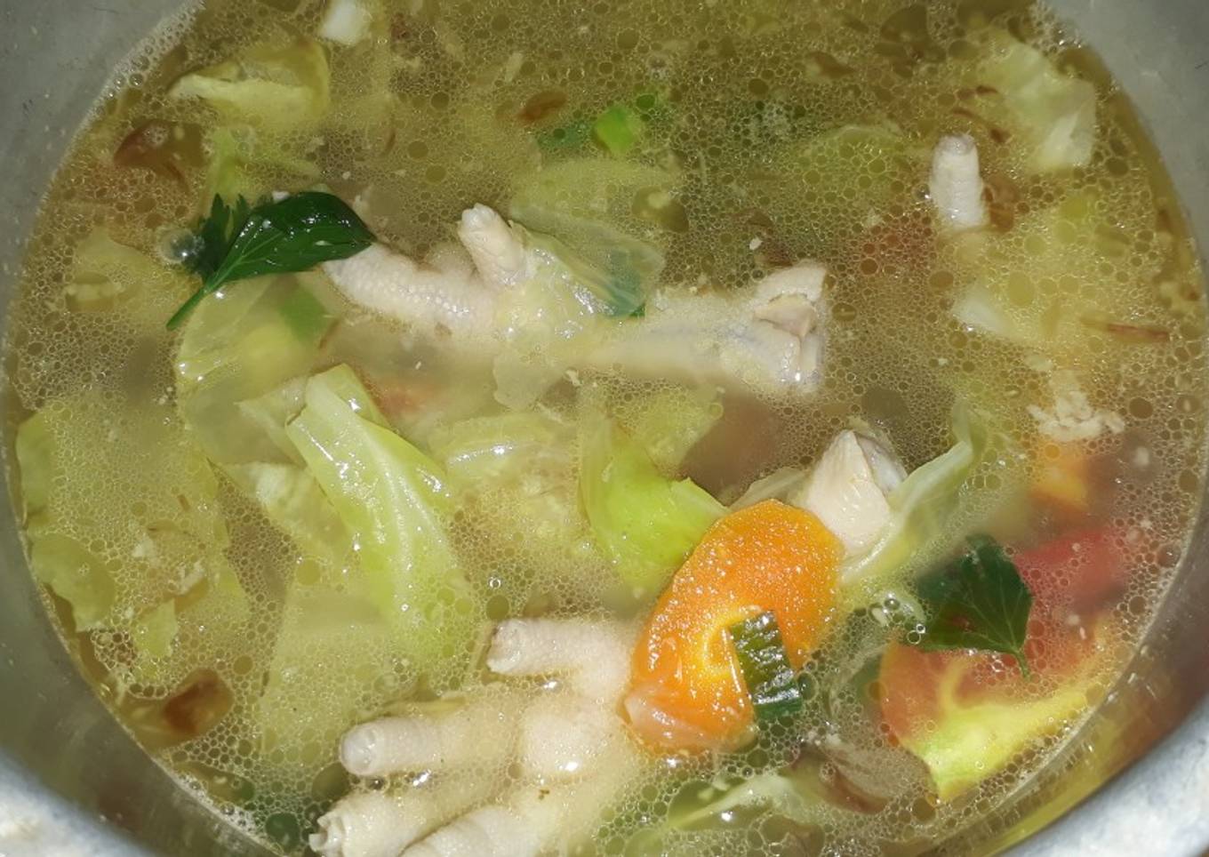 Sop ayam sederhana