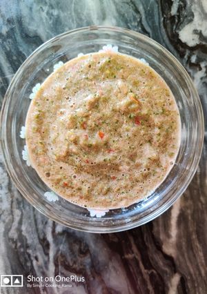 A picture of Coriander Chutney or Dhania Chutney.