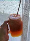 Pear Tomato and Carrot Juice