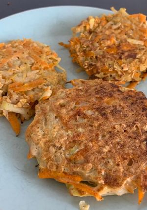 Foto principal de Tortitas de calabacín y zanahoria 🥕