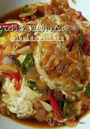 Foto resep Telor Ceplok Kuah kecap