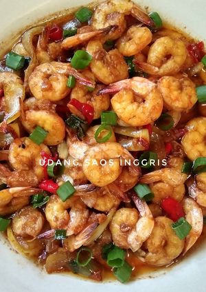 Foto resep Udang saos inggris