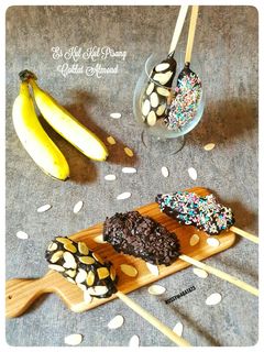 Foto resep Es Kul Kul Pisang Coklat Almond