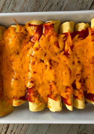 Une photo de Enchiladas au bœuf