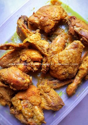Foto resep Ayam ungkepan empuk bumbu kuning