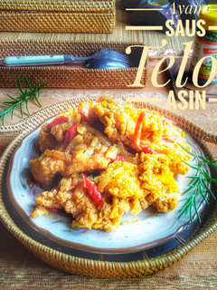 Foto resep Ayam saus telor asin