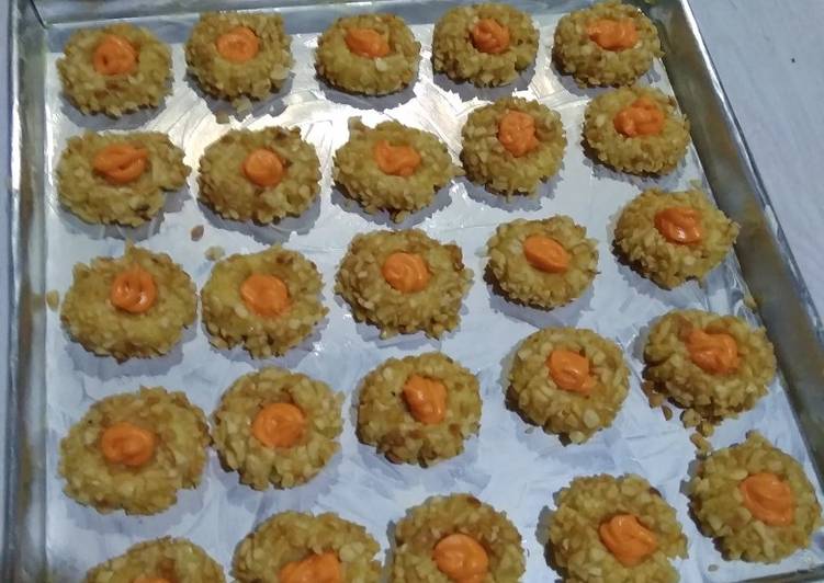 Langkah Mudah untuk Menyiapkan Orange Peanut thumbprint Anti Gagal