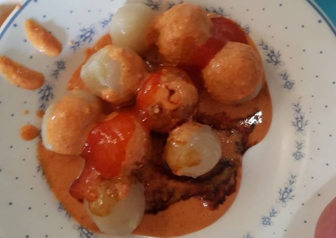 Cilok simpel bumbu kacang maknyuss