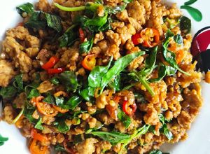 Foto resep Chicken Thai Basil Leaves