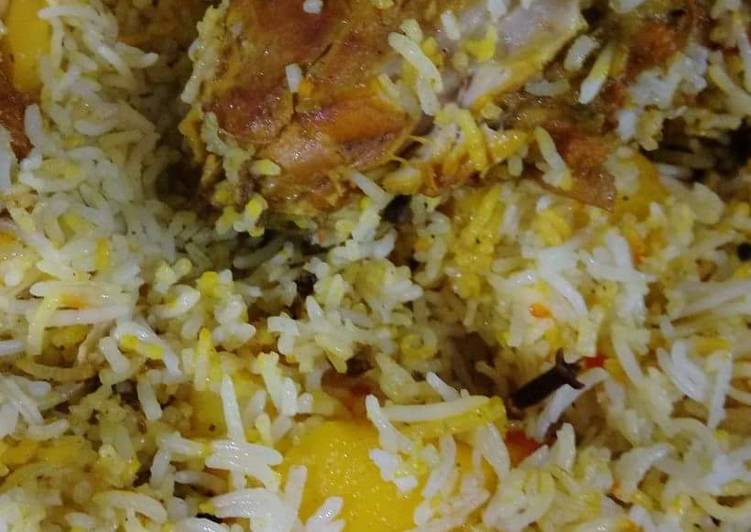 Recipe of Speedy Chicken Biryani(Kolkata style)