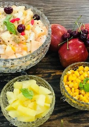 A picture of Creamy Fruit Chaat.