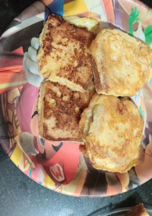 A picture of Bread with egg.