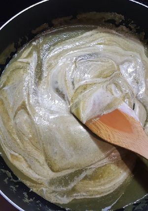 Una foto de Salsa para espagueti verde