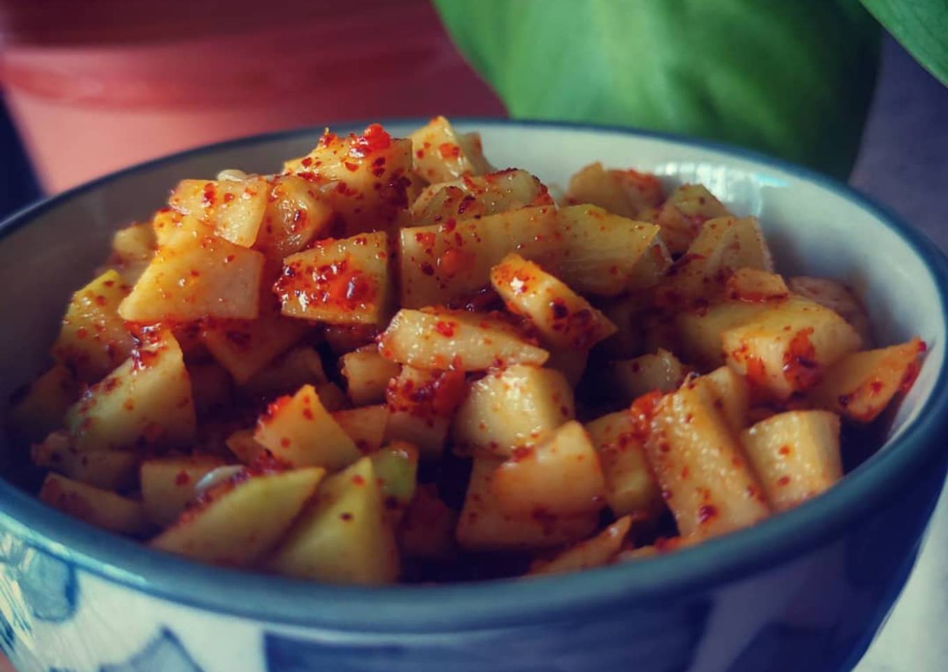 Instant mango pickle