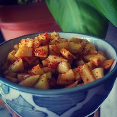 A picture of Instant mango pickle.
