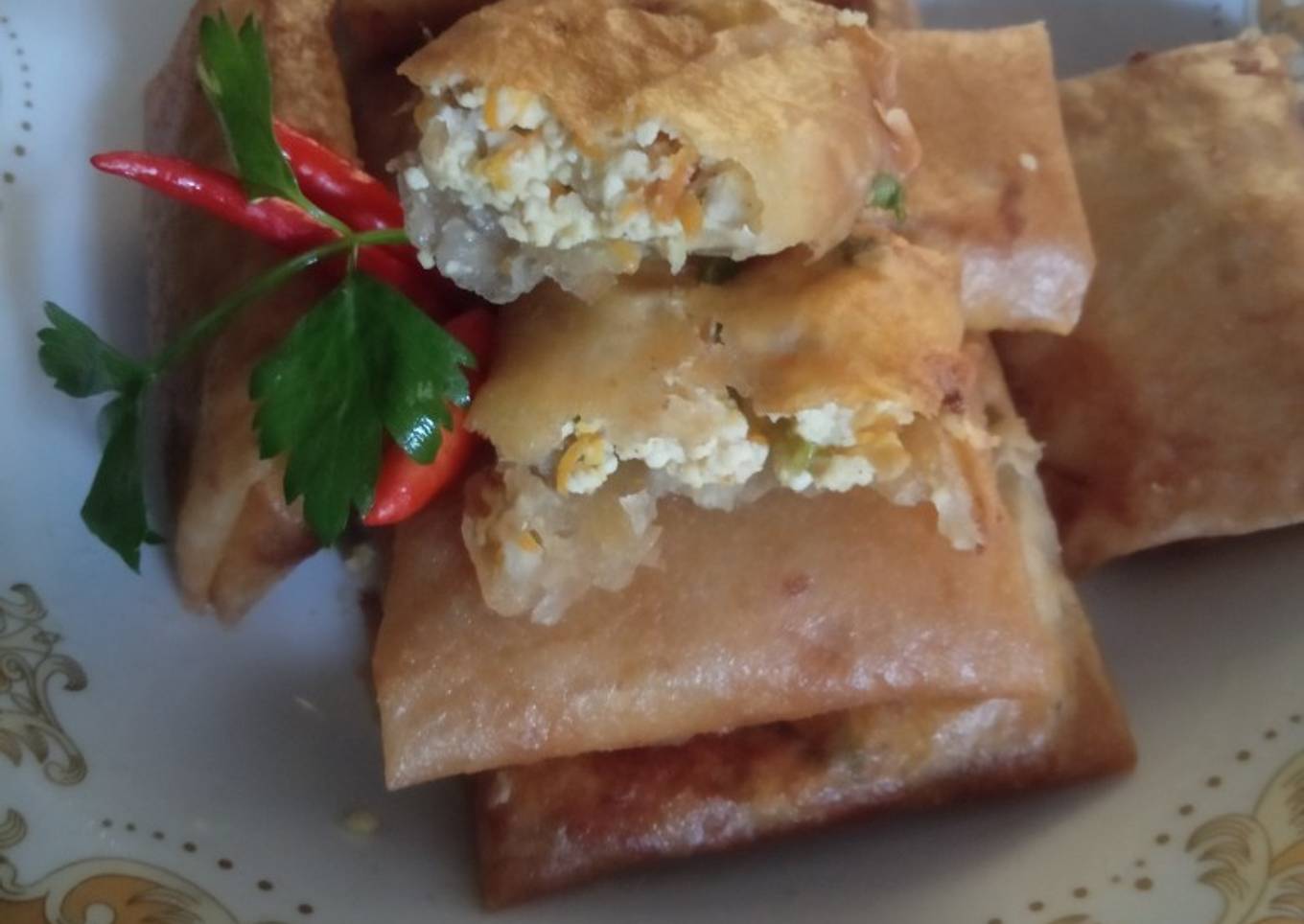 Lumpia isi tahu lebih sehat kemilan murah meriah tapi sehat