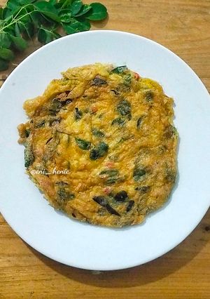 Foto resep 1012. Telur Dadar Daun Kelor