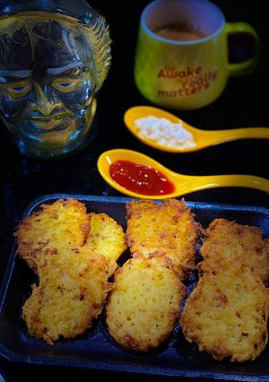 A picture of Hash Browns.