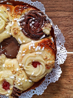 Una foto de Rosca de Pascua rellena