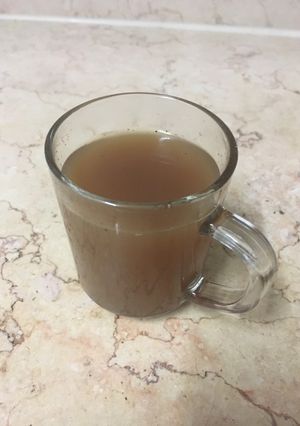 صورة لوصفة مشروب لعلاج الام الحلق