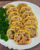 Рулет з курячим фаршем