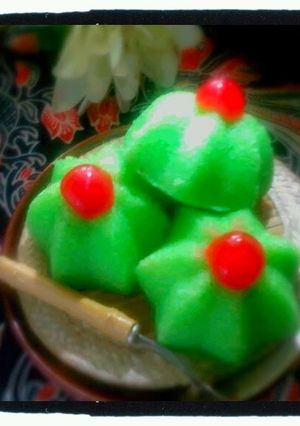 Foto resep Cake Singkong Pandan Kukus