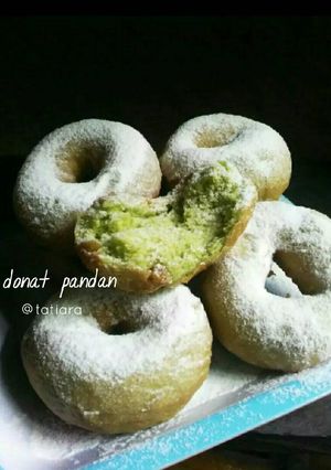 Foto resep Donat Pandan