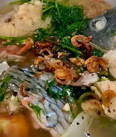 canh cá chép giòn