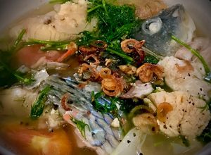 Hình của món Cá Chép Nấu Riêu.