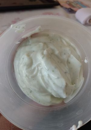 Una foto de Mayonesa casera sin huevo