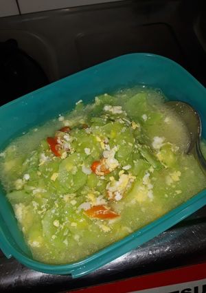 Foto resep Tumis timun telor seger