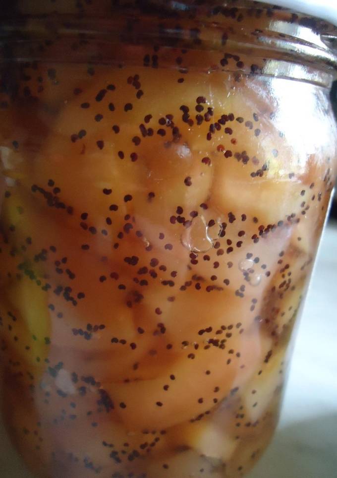 Варенье из груш с маком