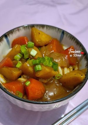 Foto resep Vegetable Curry Udon