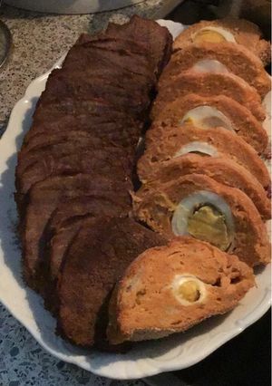 Köménymagos sertéshús, egyben sült recept fotója