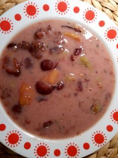 Vegyes gyümölcsleves recept fotója