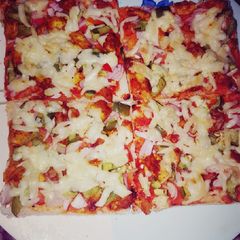 A picture of Bread pizza.