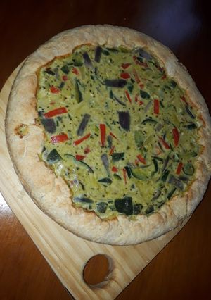 Una foto de Tarta de zapallitos