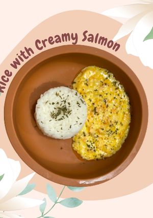 Foto resep Resep MPASI 12+ - Rice with Creamy Salmon