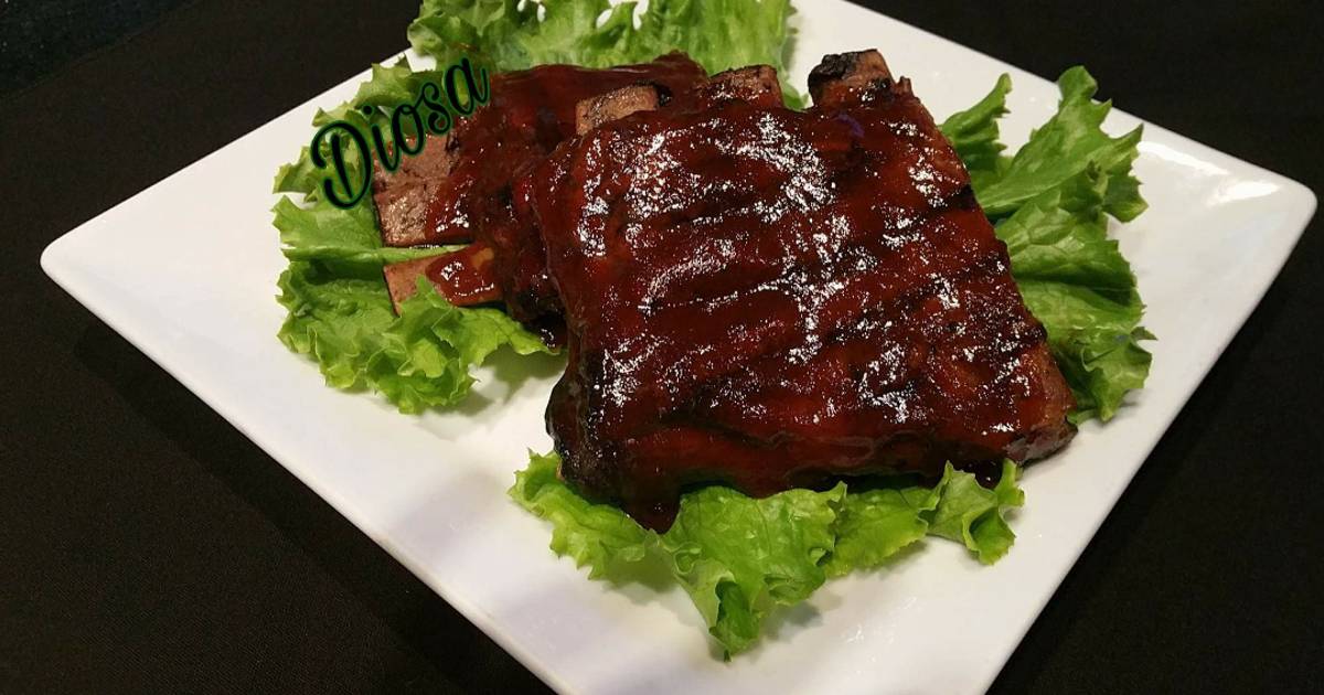 Costillas de cerdo en salsa de tamarindo Receta de Chef Diosa- Cookpad